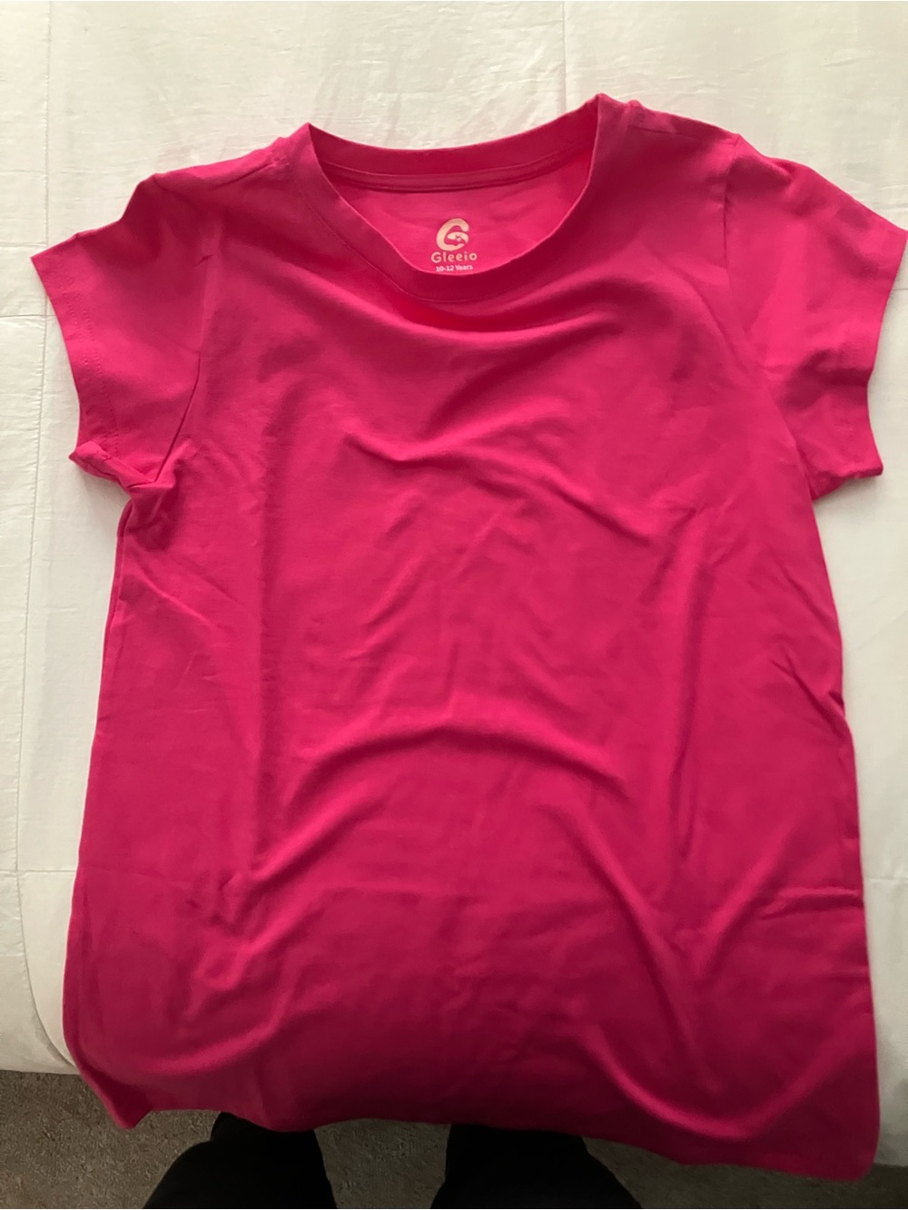 Kid’s Crew Neck Tee - Hot Pink